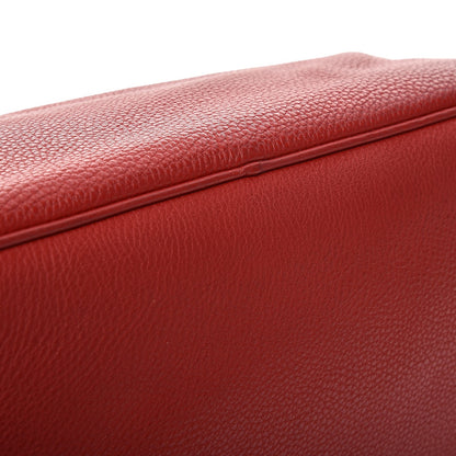 Prada Vitello Daino Side Zip Tote Rosso 15 of 16