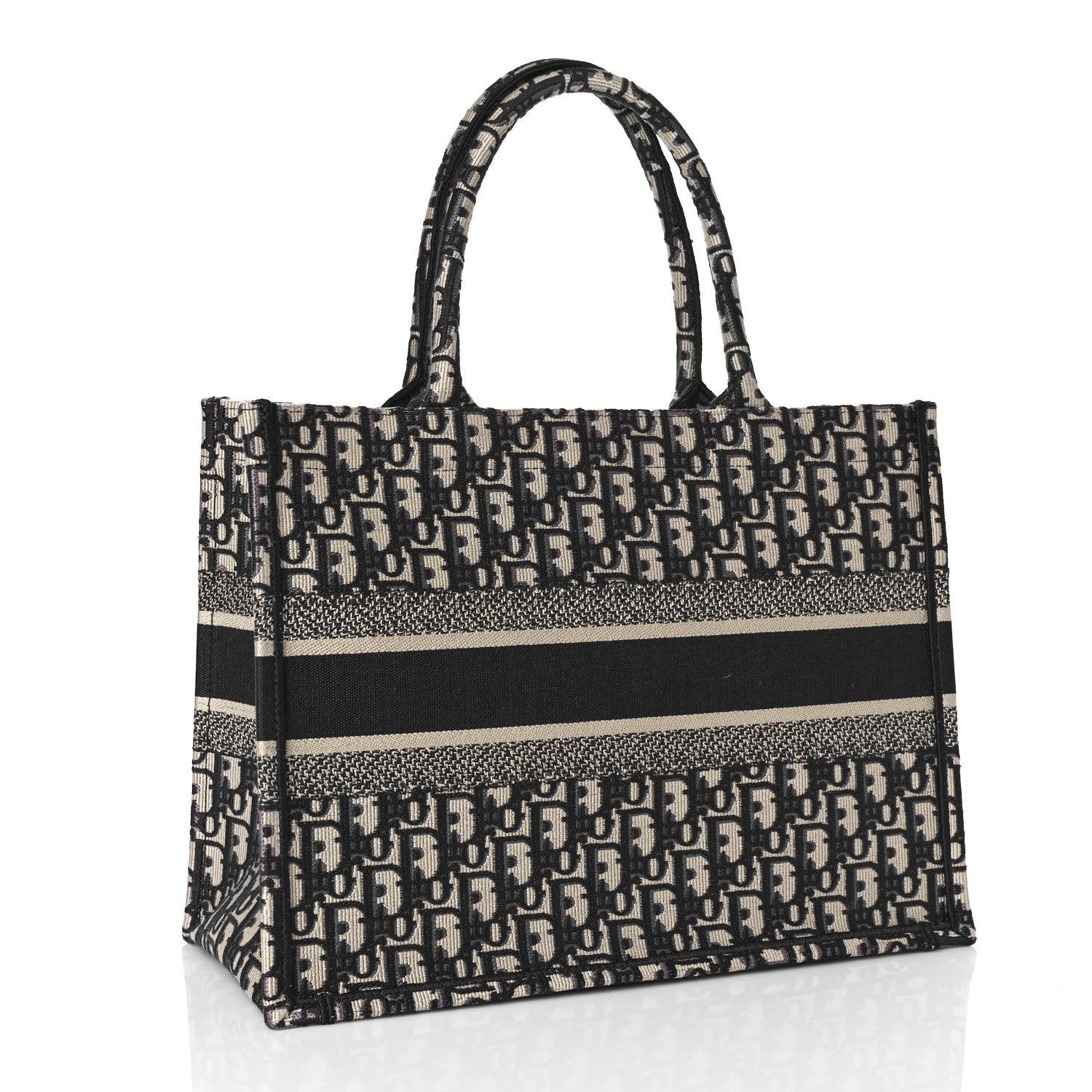 Christian Dior Oblique Medium Book Tote Blue Multicolor 3 of 10