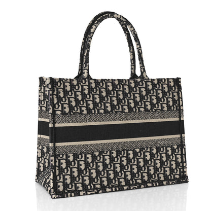 Christian Dior Oblique Medium Book Tote Blue Multicolor 3 of 10
