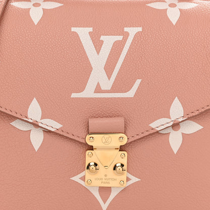 Louis Vuitton LOUIS VUITTON Empreinte Monogram Giant Pochette Metis Rose Trianon Cream 7 of 9