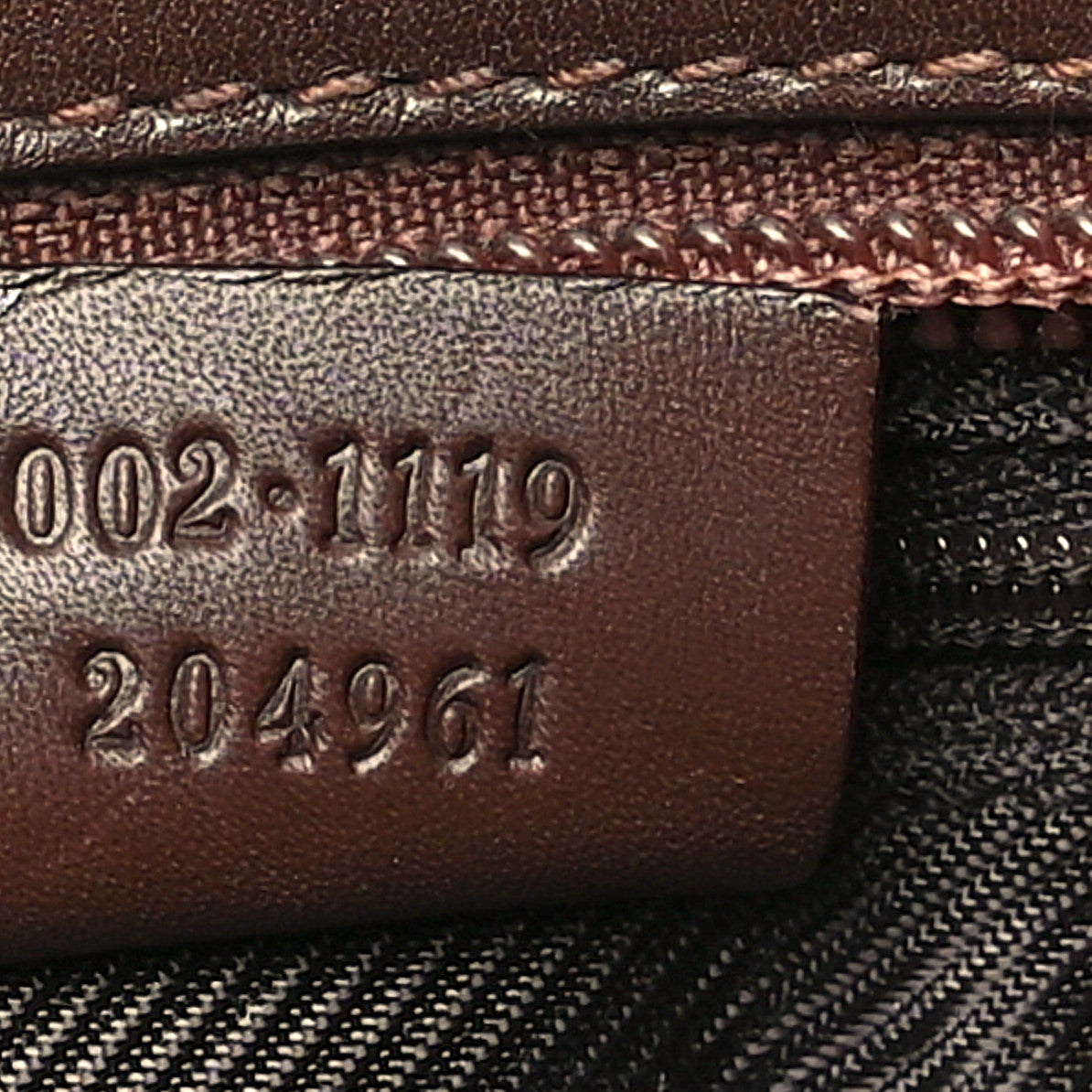 Monogram Tote Brown