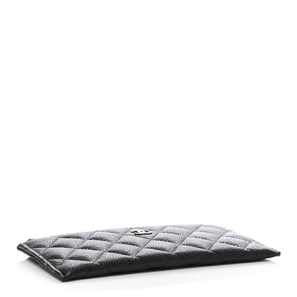 Chanel Caviar Quilted Classic Zip Pouch Black 3 of 4