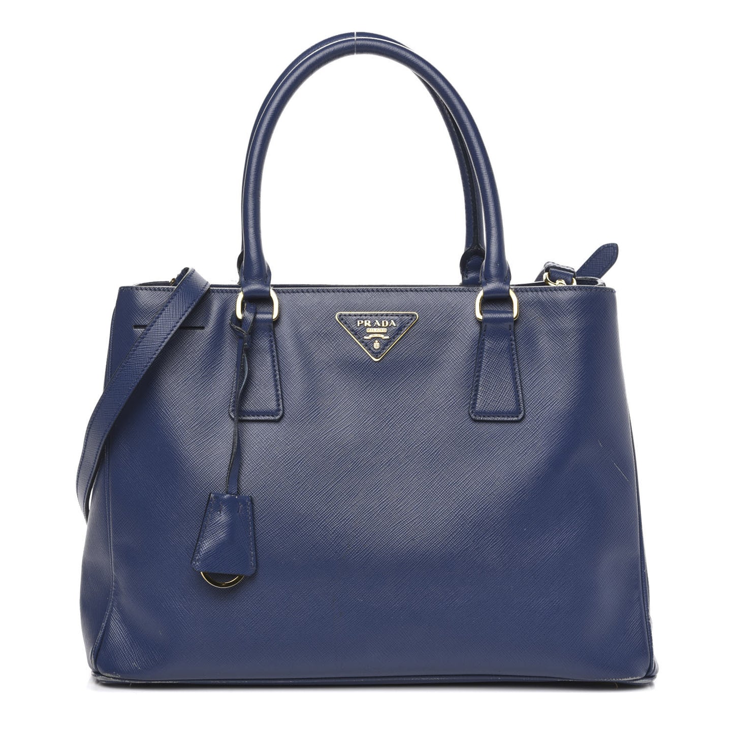 Saffiano Lux Large Tote Bluette