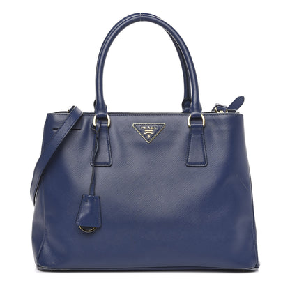 Prada Saffiano Lux Large Tote Bluette 1 of 16