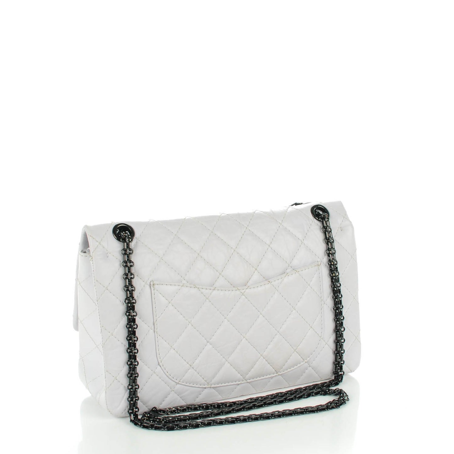 Aged Calfskin 2.55 Reissue 226 Flap White
