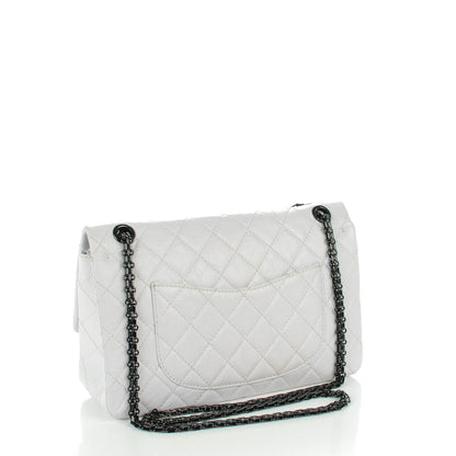 Chanel Aged Calfskin 2.55 Reissue 226 Flap White 3 of 8