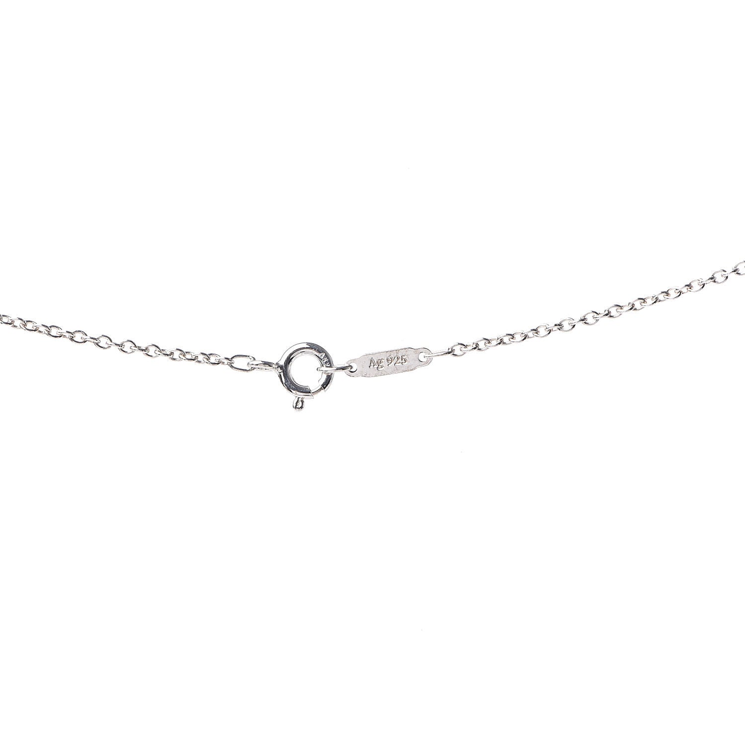 Tiffany Sterling Silver Diamond Large Daisy Key Pendant Necklace 6 of 6