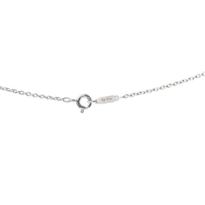 Tiffany Sterling Silver Diamond Large Daisy Key Pendant Necklace 6 of 6