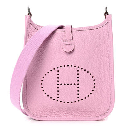 Hermes Taurillon Clemence Evelyne TPM Mauve Sylvestre 1 of 11