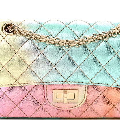 Chanel Metallic Goatskin Quilted Mini 2.55 Reissue Flap Multicolor 8 of 11