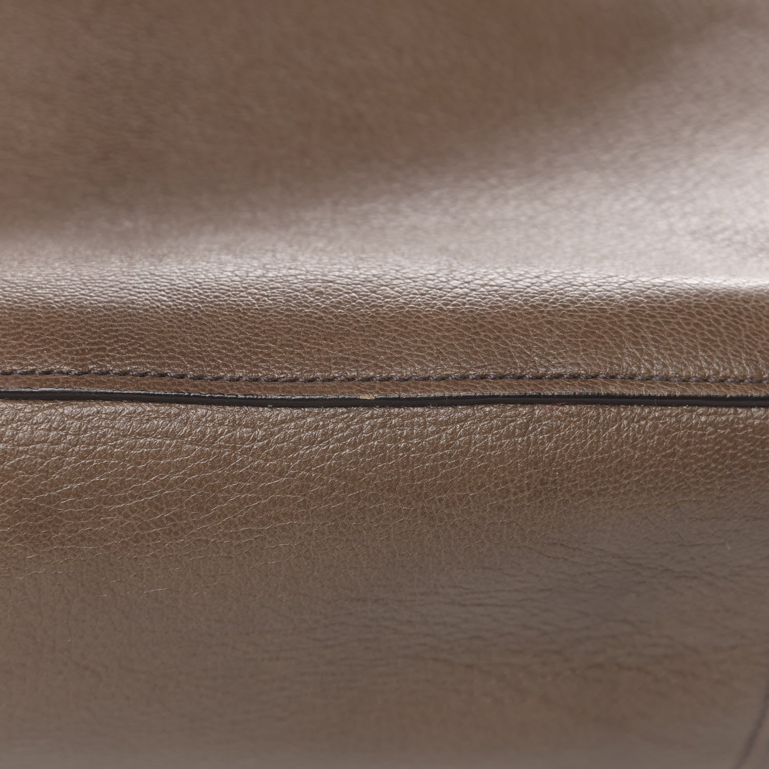 Miu Miu Goatskin Madras Top Handle Tote Argilla 10 of 11