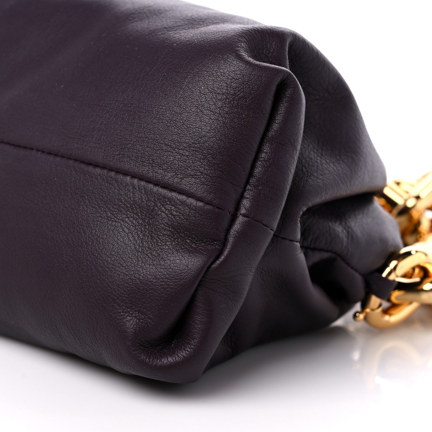 Bottega Veneta Calfskin The Pouch Chain Grape 8 of 8
