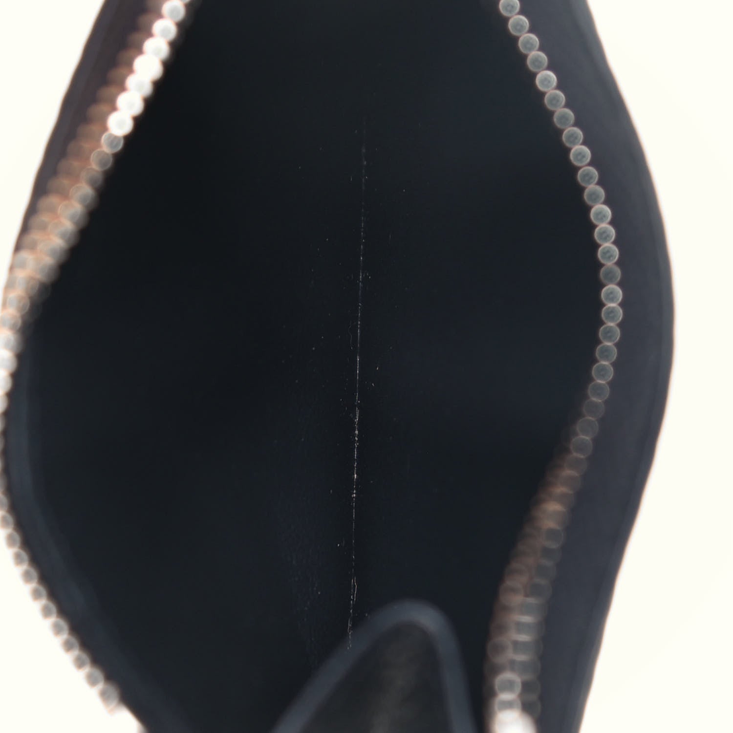 Celine Grained Calfskin Zipped Card Holder Black 5 of 7