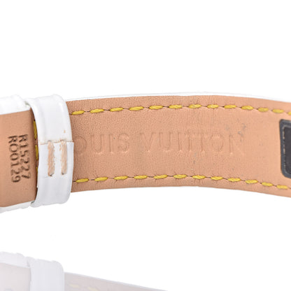 Louis Vuitton Stainless Steel Vernis Diamond 28mm Tambour Slim Quartz Watch 7 of 11