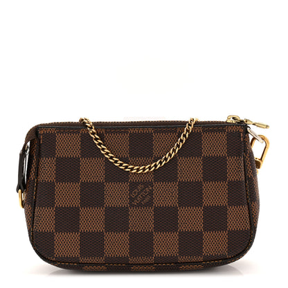 Louis Vuitton Damier Ebene Mini Pochette Accessories 1 of 10
