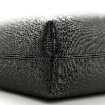 Salvatore Ferragamo Calfskin Trifolio Shoulder Bag Black 9 of 10