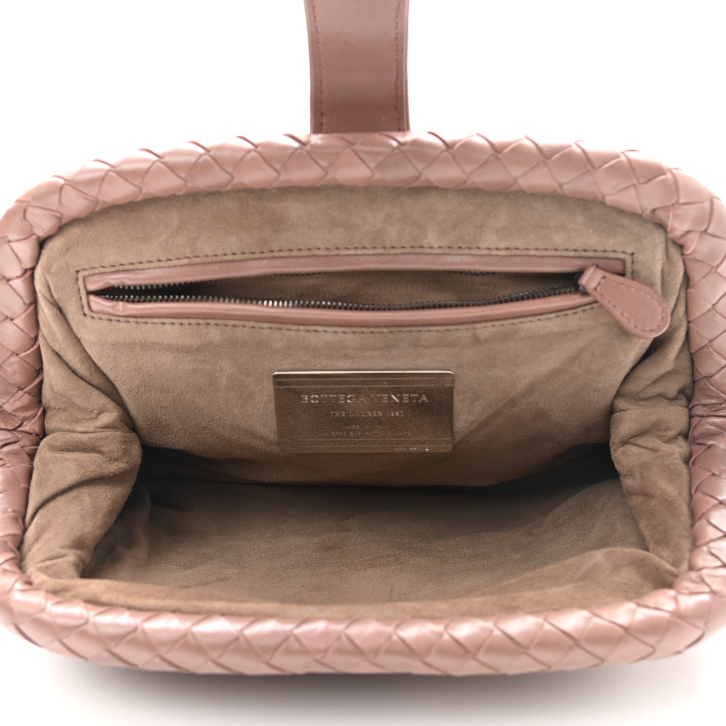 Nappa Intrecciato The Lauren 1980 Clutch Camel