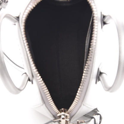Givenchy Metallic Sugar Goatskin Mini Antigona Silver 6 of 9