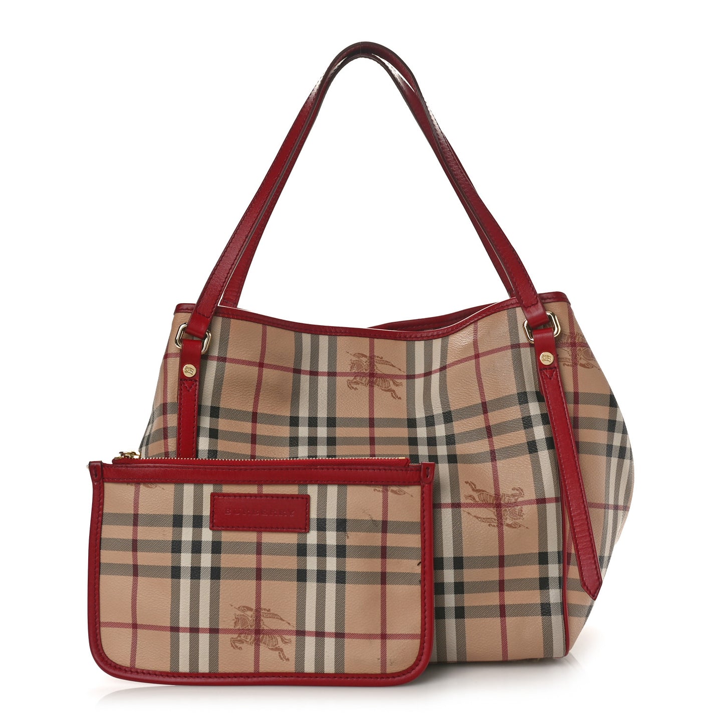Haymarket Check Small Canterbury Tote Red