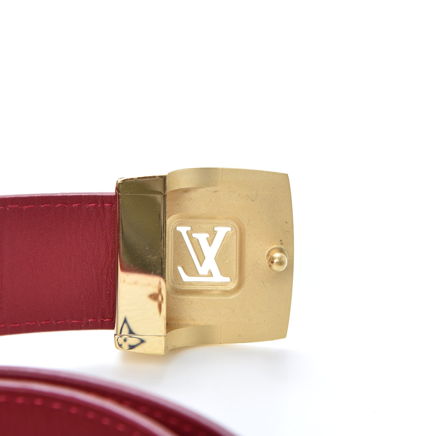 Louis Vuitton Monogram Multicolor LV Cut Reversible Belt 90 36 White Grenade 4 of 6