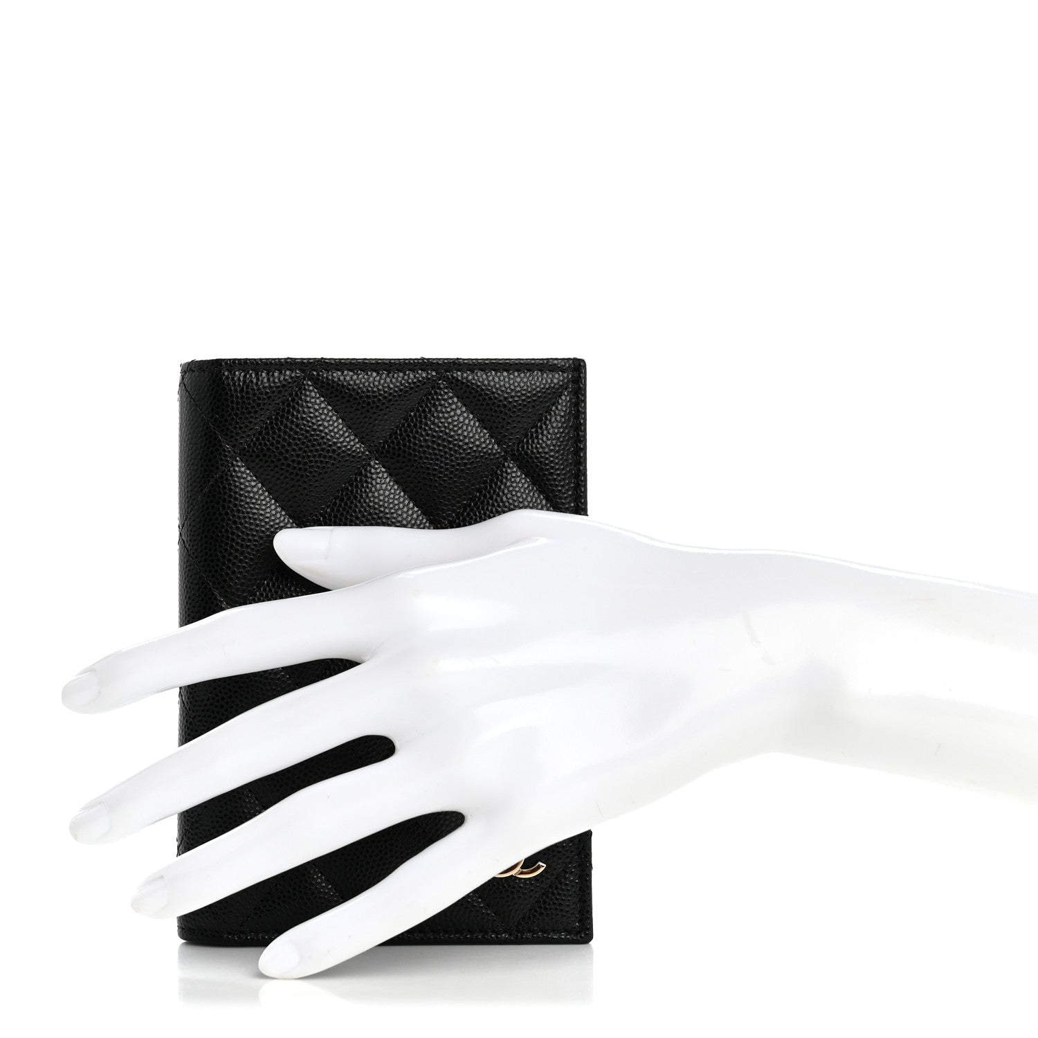 Chanel Caviar Quilted Passport Holder Black 2 of 8