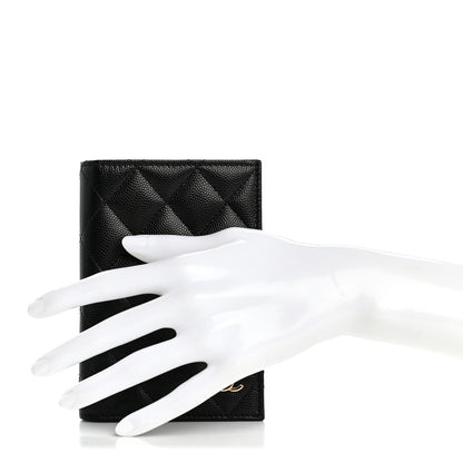 Chanel Caviar Quilted Passport Holder Black 2 of 8