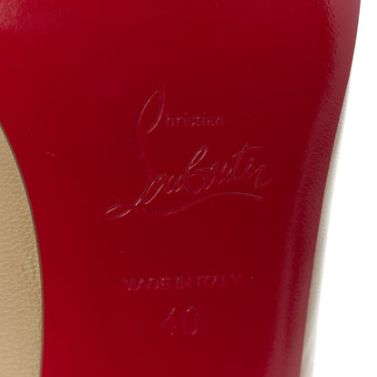 Christian Louboutin Kid Flo 120 Pumps 40 Corde 8 of 9