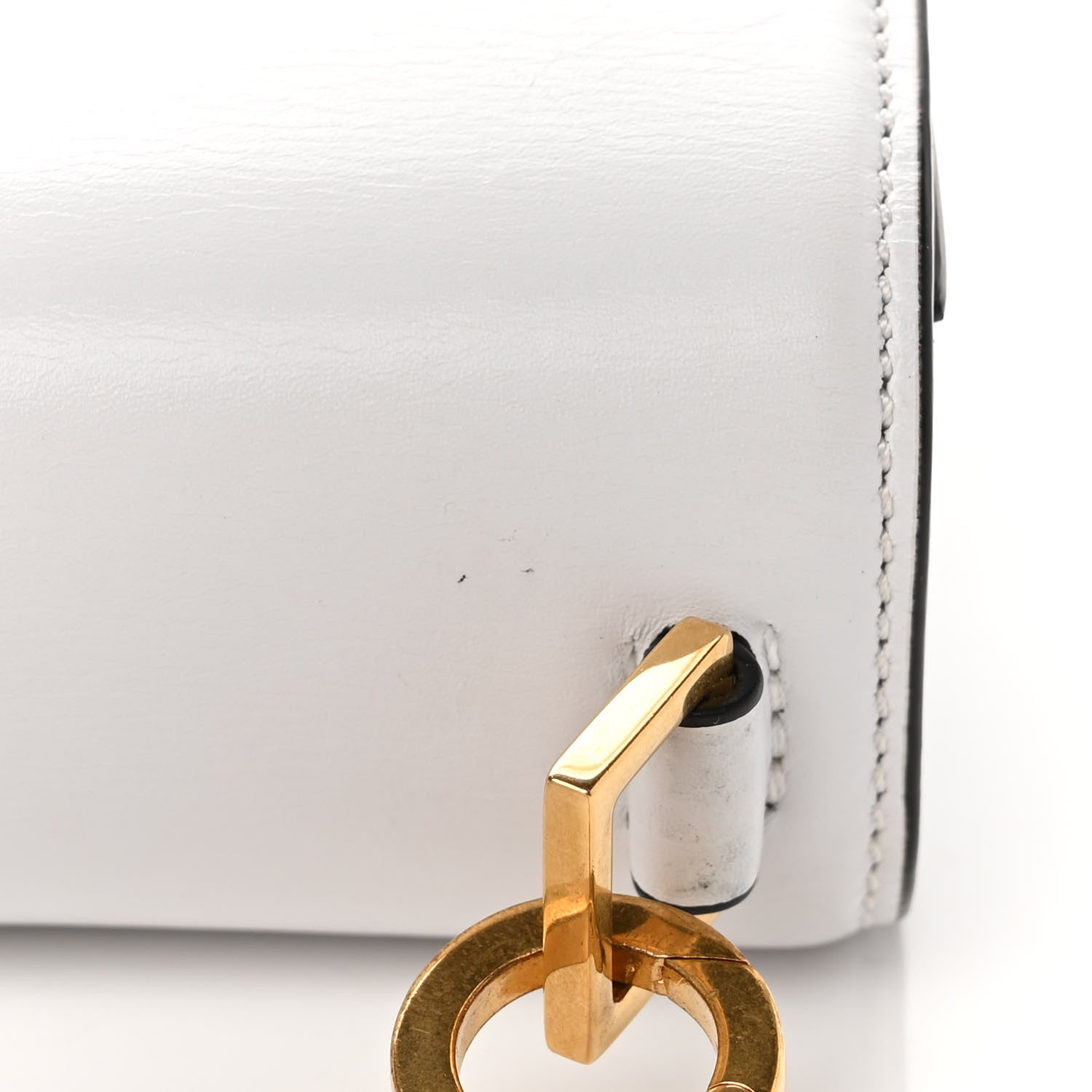Valentino Garavani Smooth Calfskin Micro VSling Shoulder Bag White 9 of 10