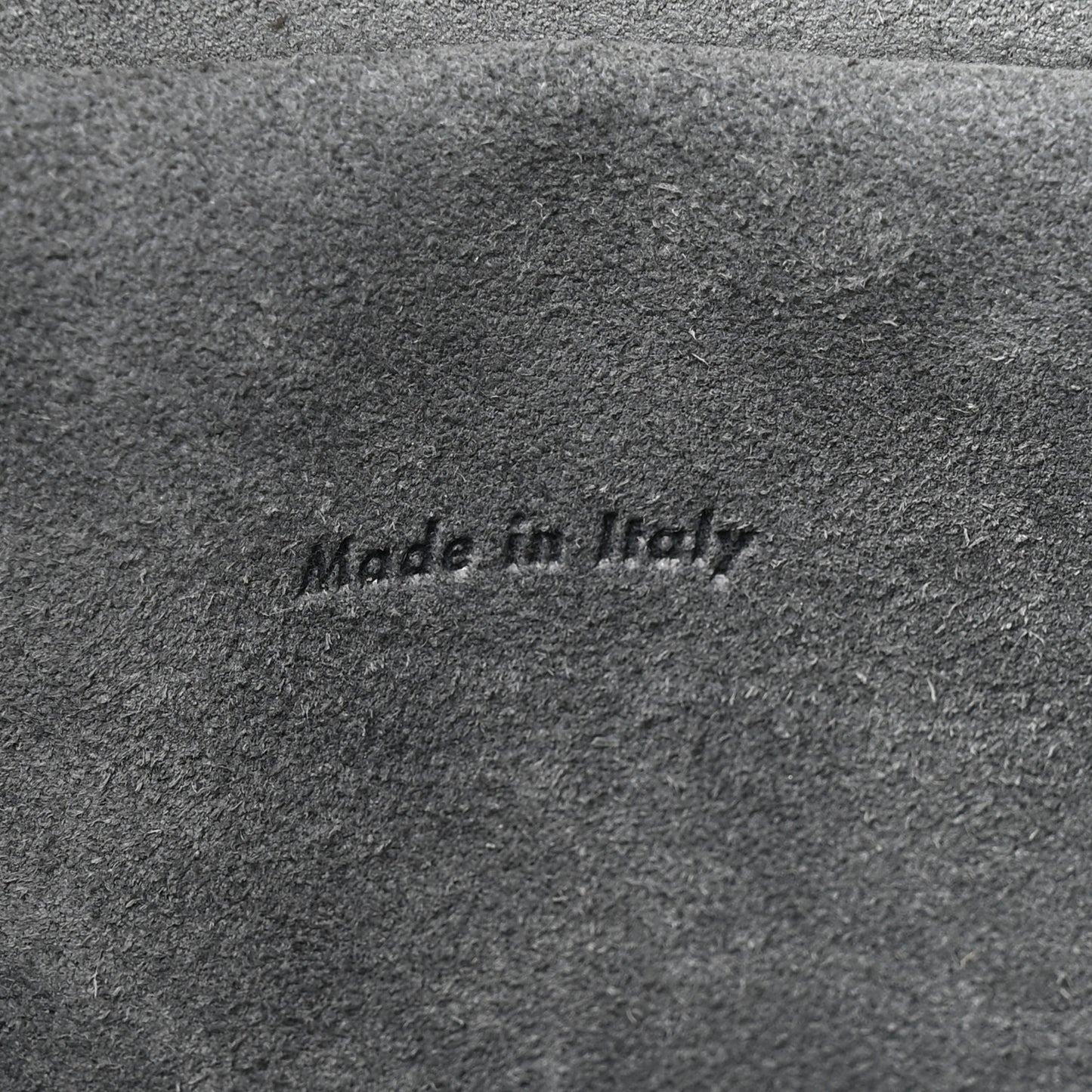 Grained Calfskin Mini Belt Bag Grey