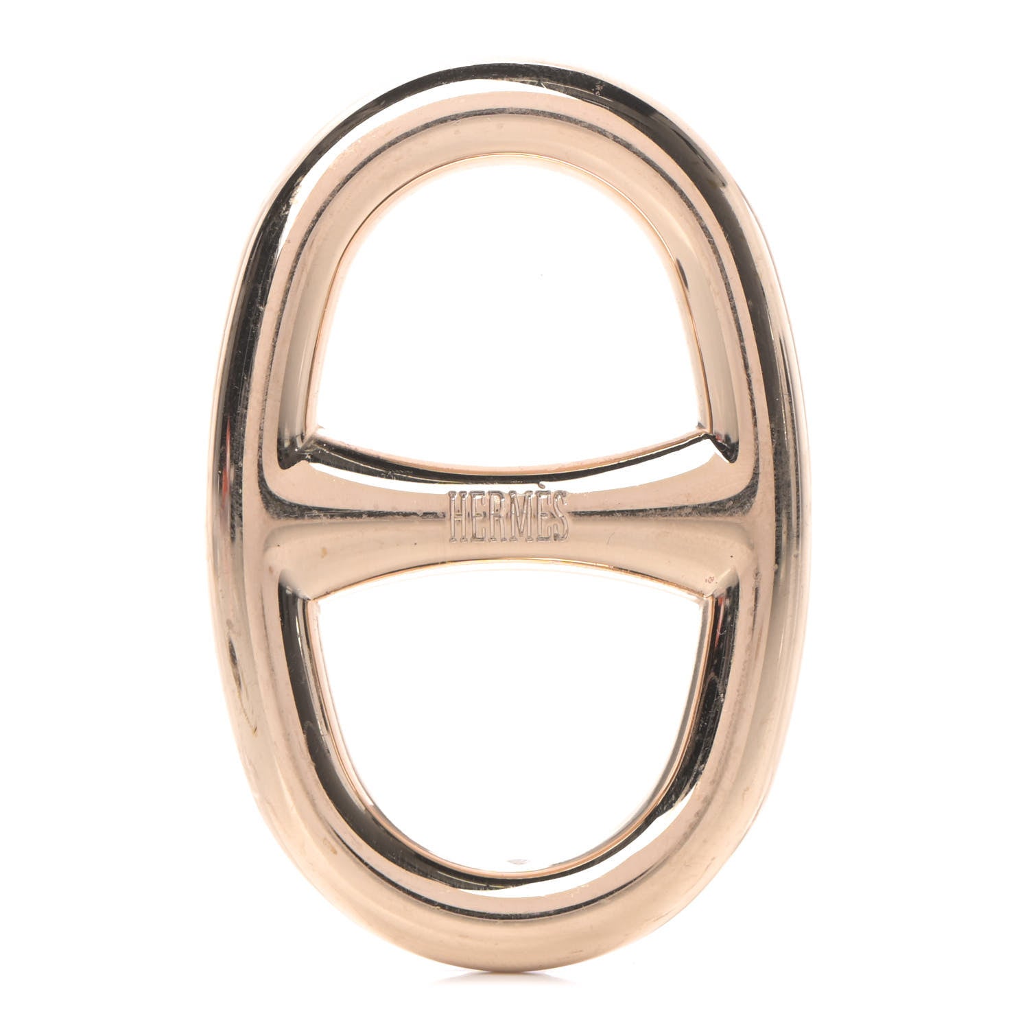 Hermes Permabrass Chaine D'Ancre Scarf Ring 1 of 3