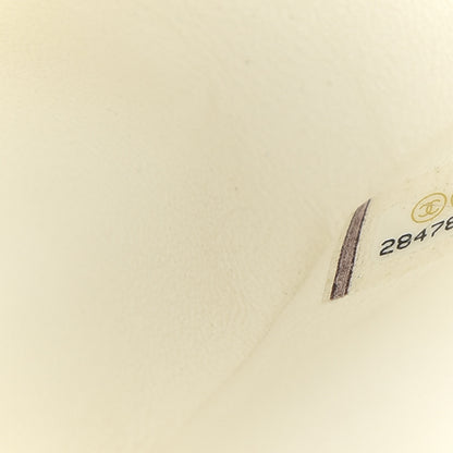 Chanel Caviar Quilted Medium Double Flap White 9 of 11