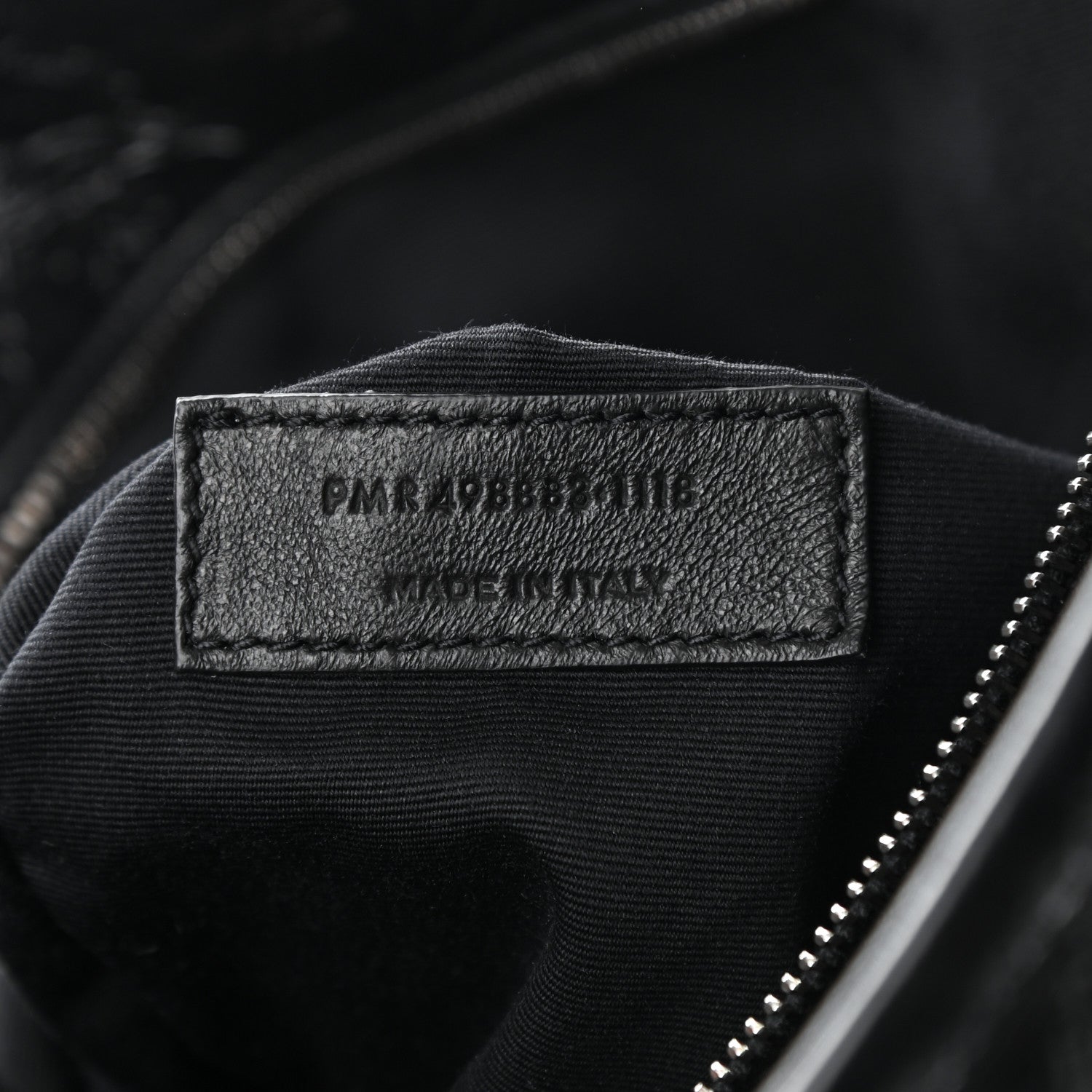 Saint Laurent Crinkled Calfskin Matelasse Monogram Large Niki Chain Satchel Black 7 of 11