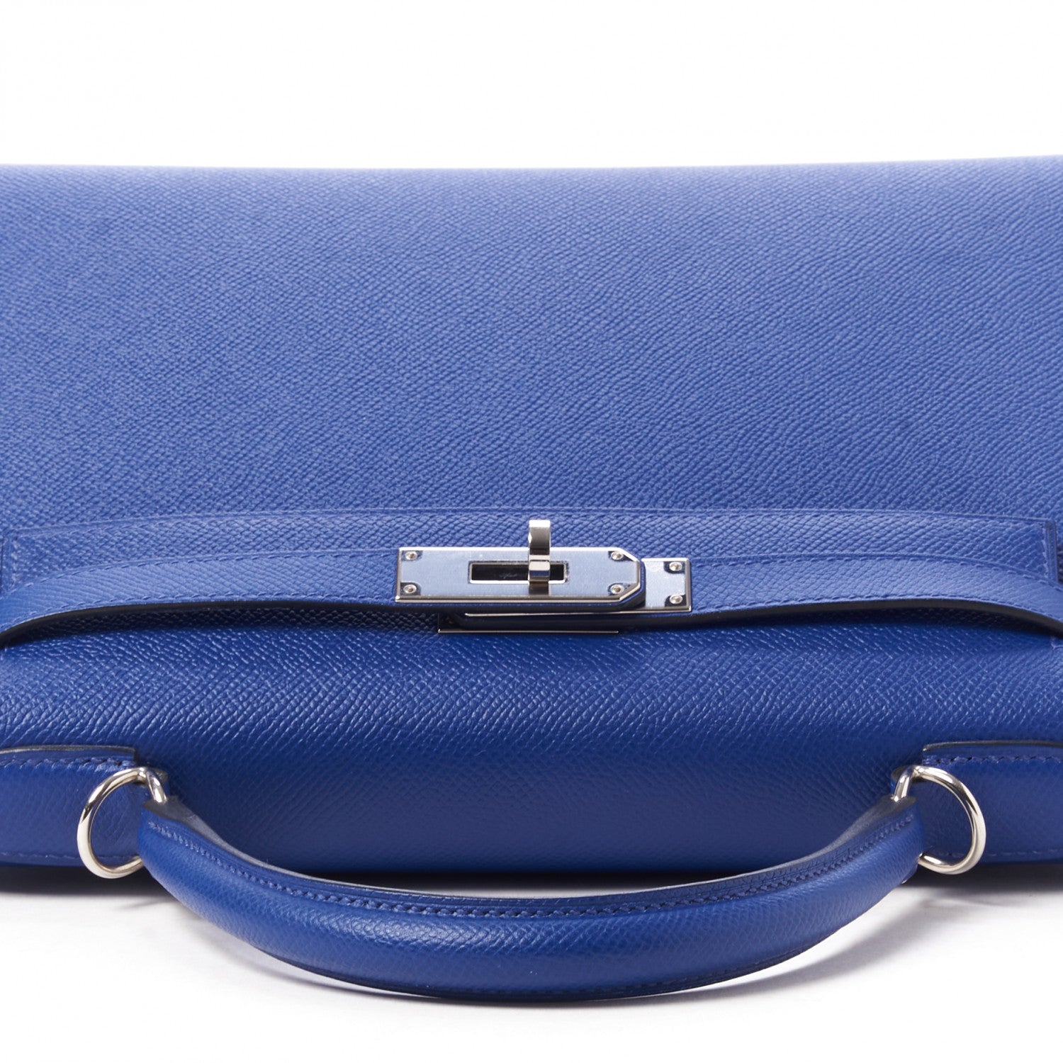 Hermes Epsom Kelly Sellier 28 Bleu Electrique 13 of 32