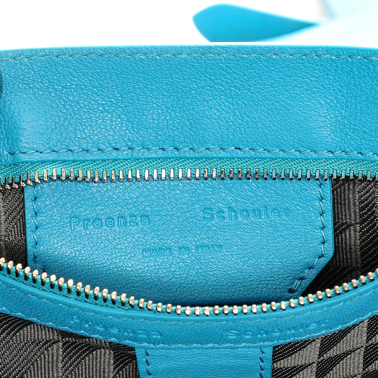 Proenza Schouler Lambskin Medium PS1 Satchel Turquoise 6 of 6