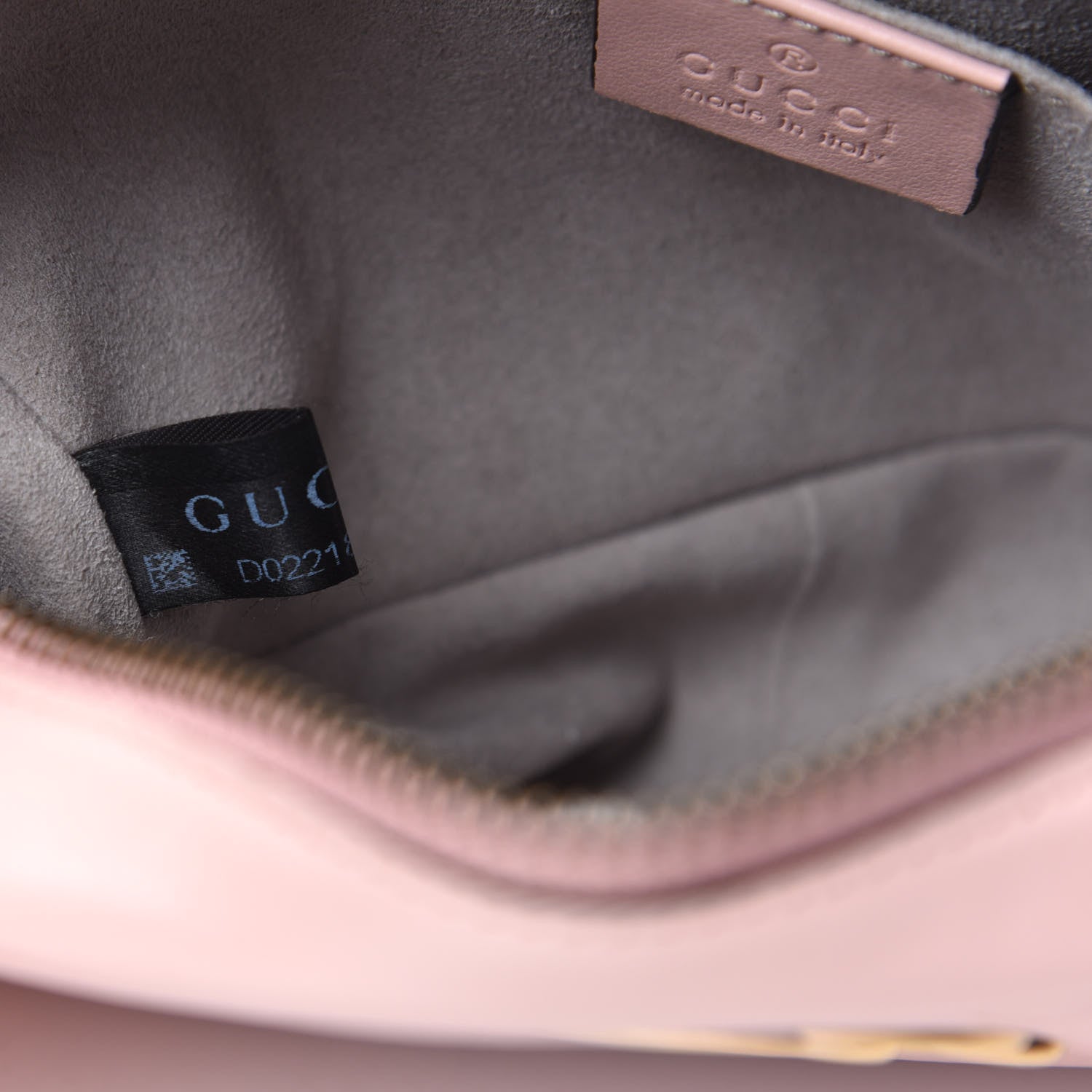 Gucci Calfskin Matelasse Mini GG Marmont Chain Shoulder Bag Perfect Pink 10 of 11