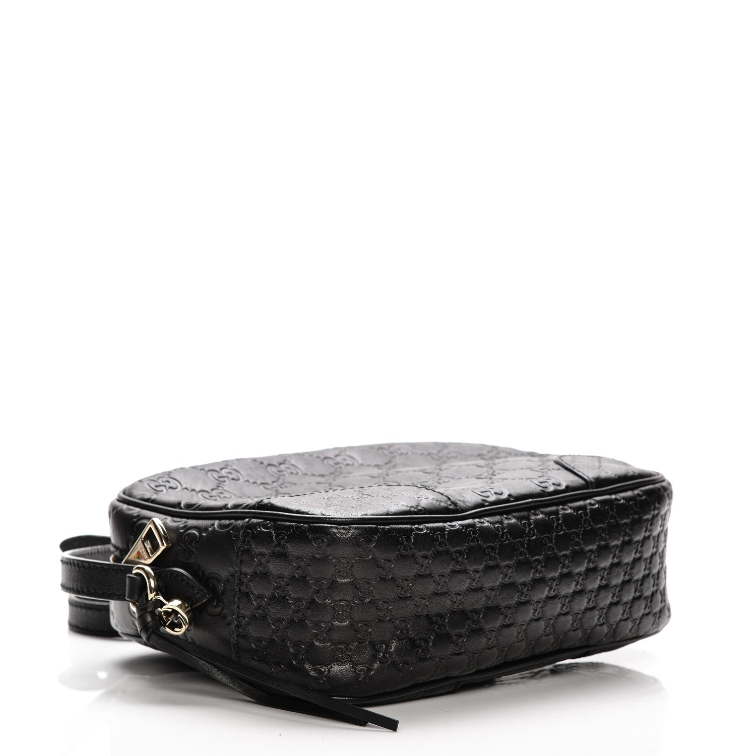 Gucci Guccissima Mini Bree Messenger Bag Black 4 of 7