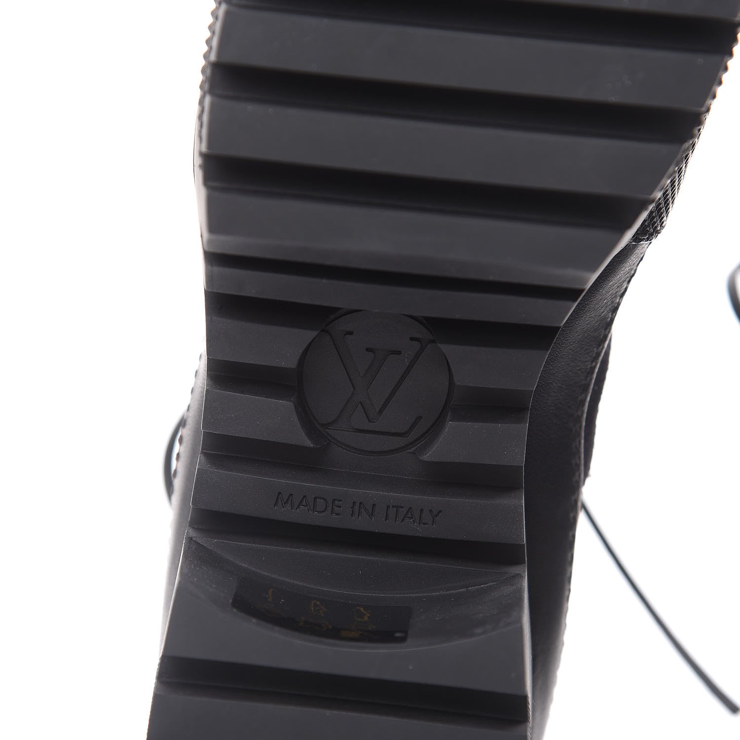 Louis Vuitton Suede Calfskin Monogram LV Black Heart Laureate Platform Desert Boots 37.5 Black 6 of 8