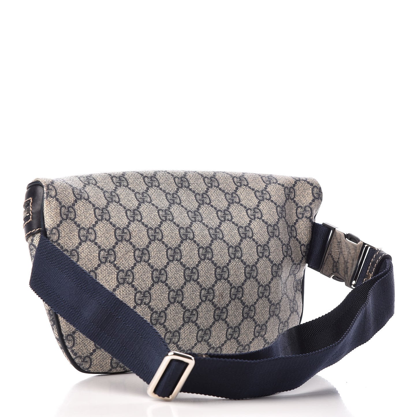 GG Plus Monogram Belt Bag Navy