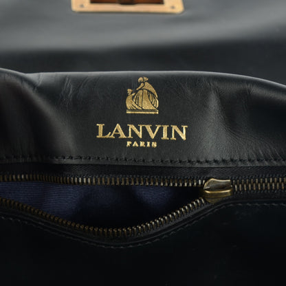 Lanvin Snakeskin Medium Happy Shoulder Bag Turquoise 5 of 7