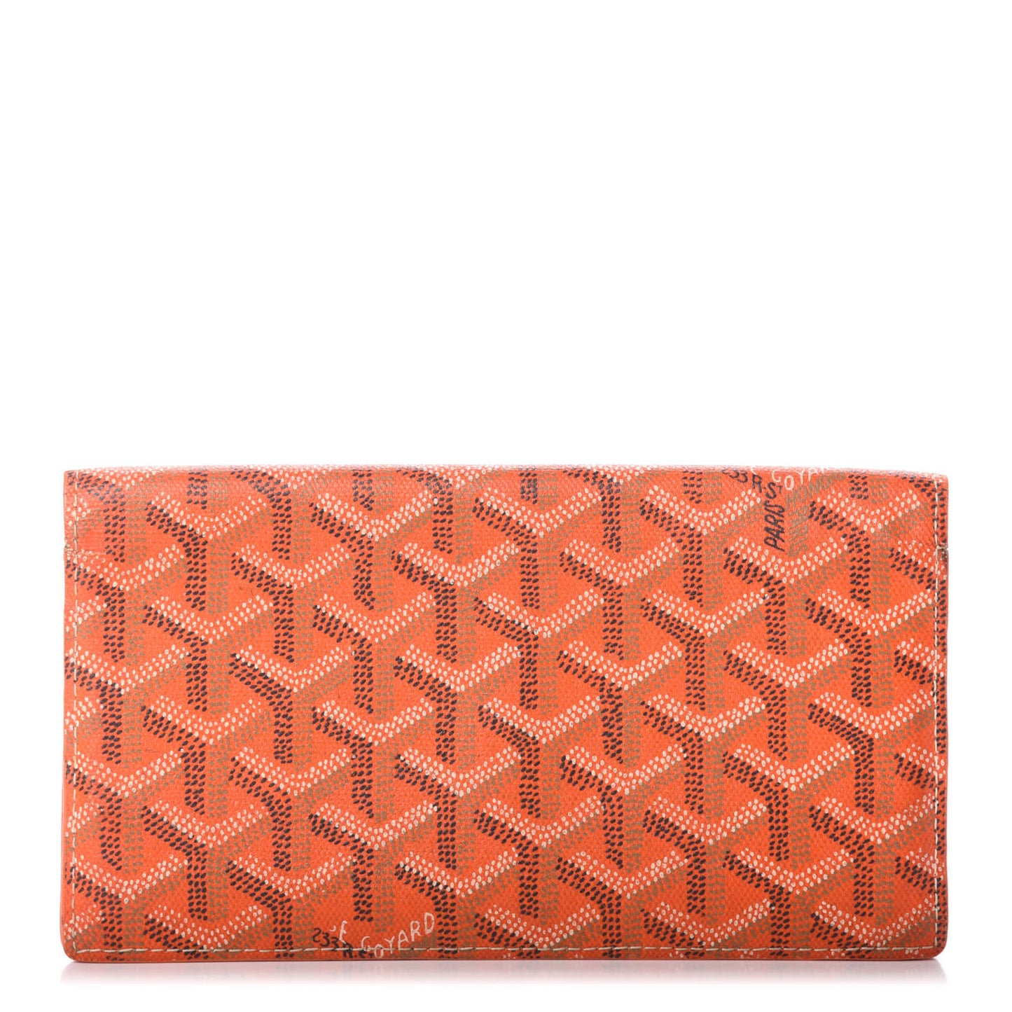 Goyardine Richelieu Wallet Orange