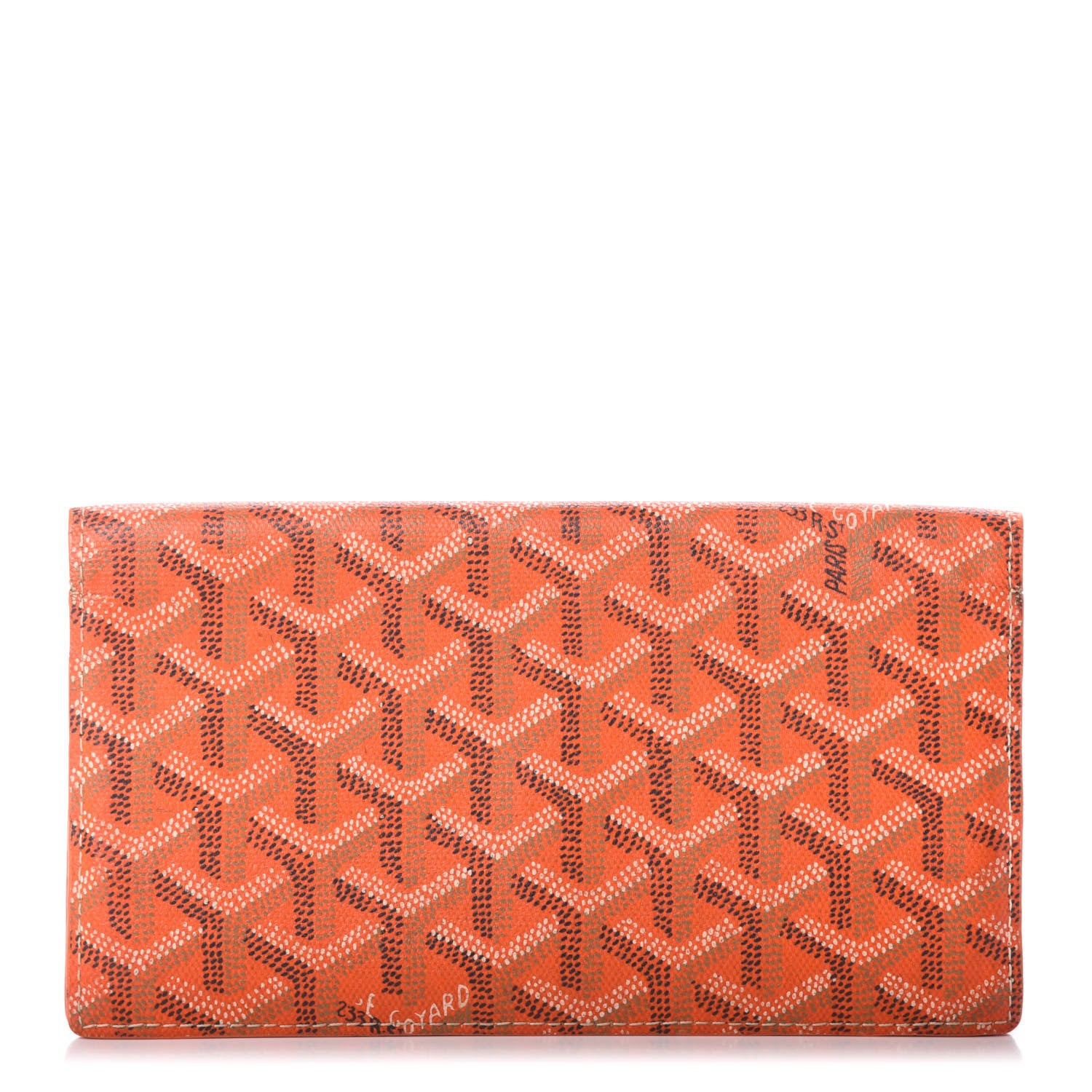 Goyard Goyardine Richelieu Wallet Orange 1 of 7