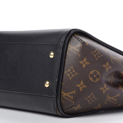 Louis Vuitton Calfskin Monogram Kimono Tote Black 7 of 9