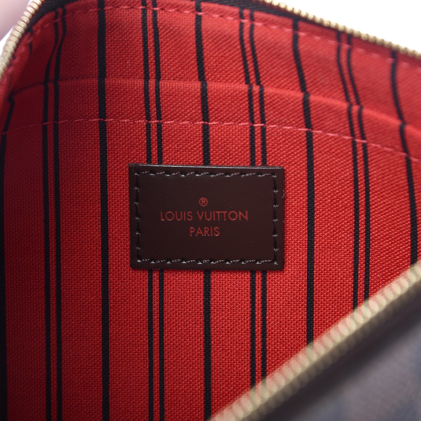Damier Ebene Neverfull MM GM Pochette