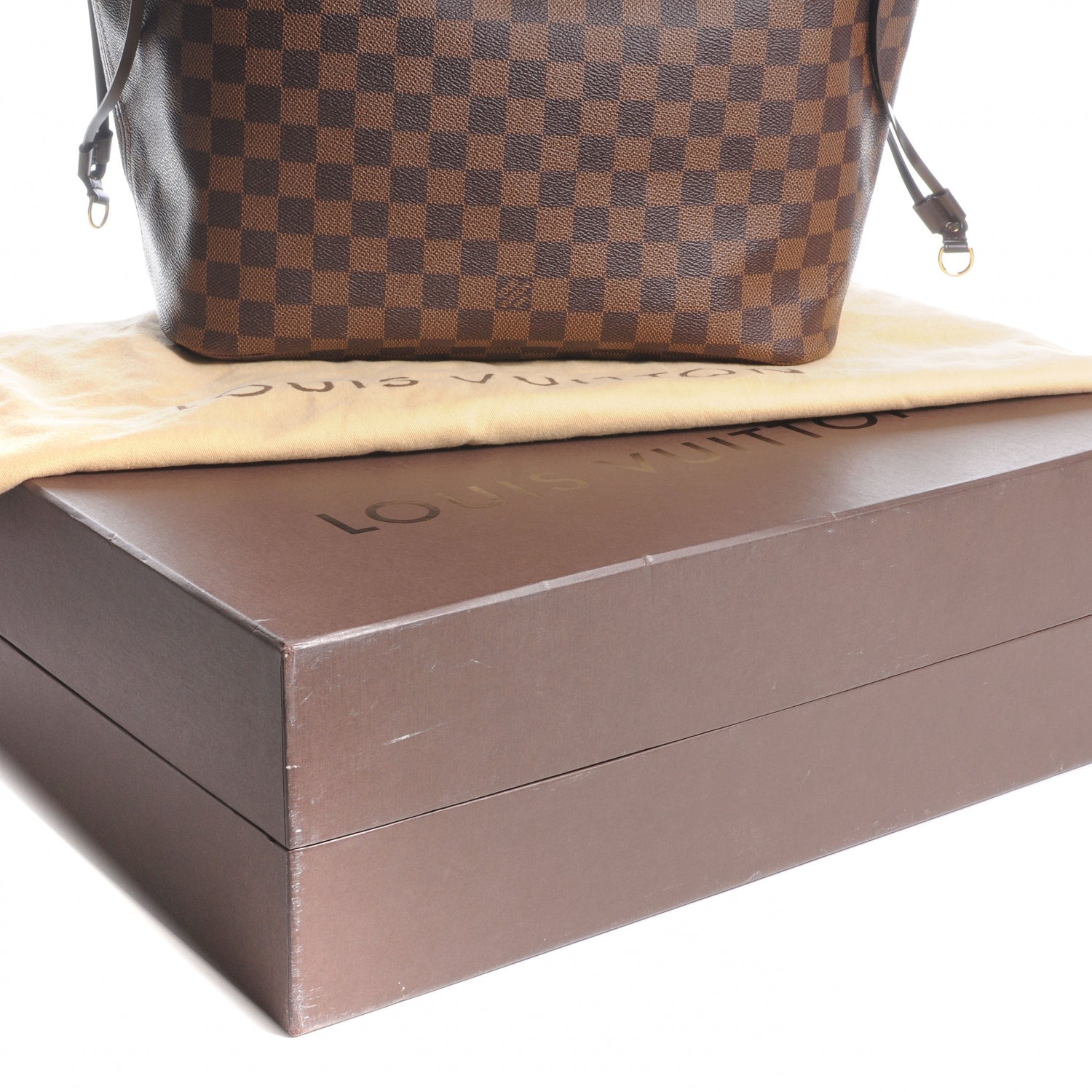 Louis Vuitton Damier Ebene Neverfull MM 5 of 9