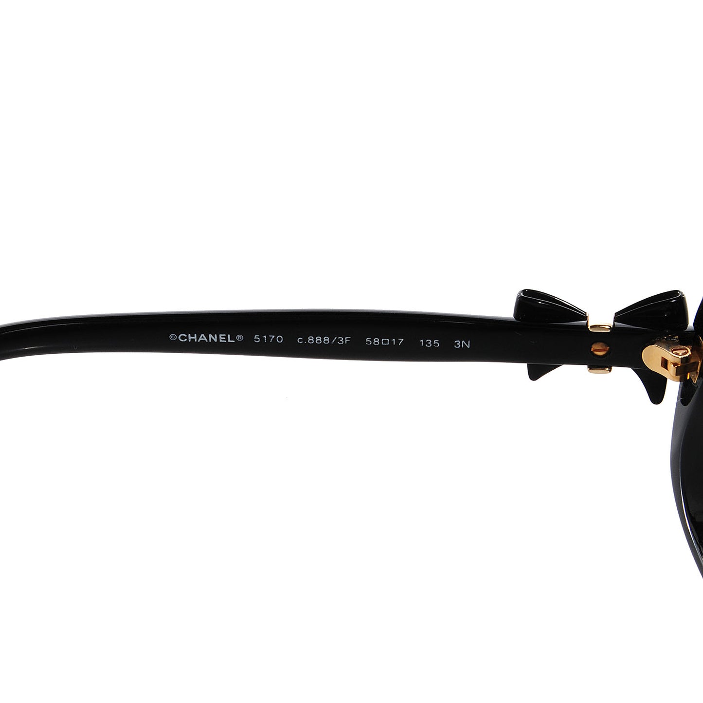 CC Bow Sunglasses 5170 Black