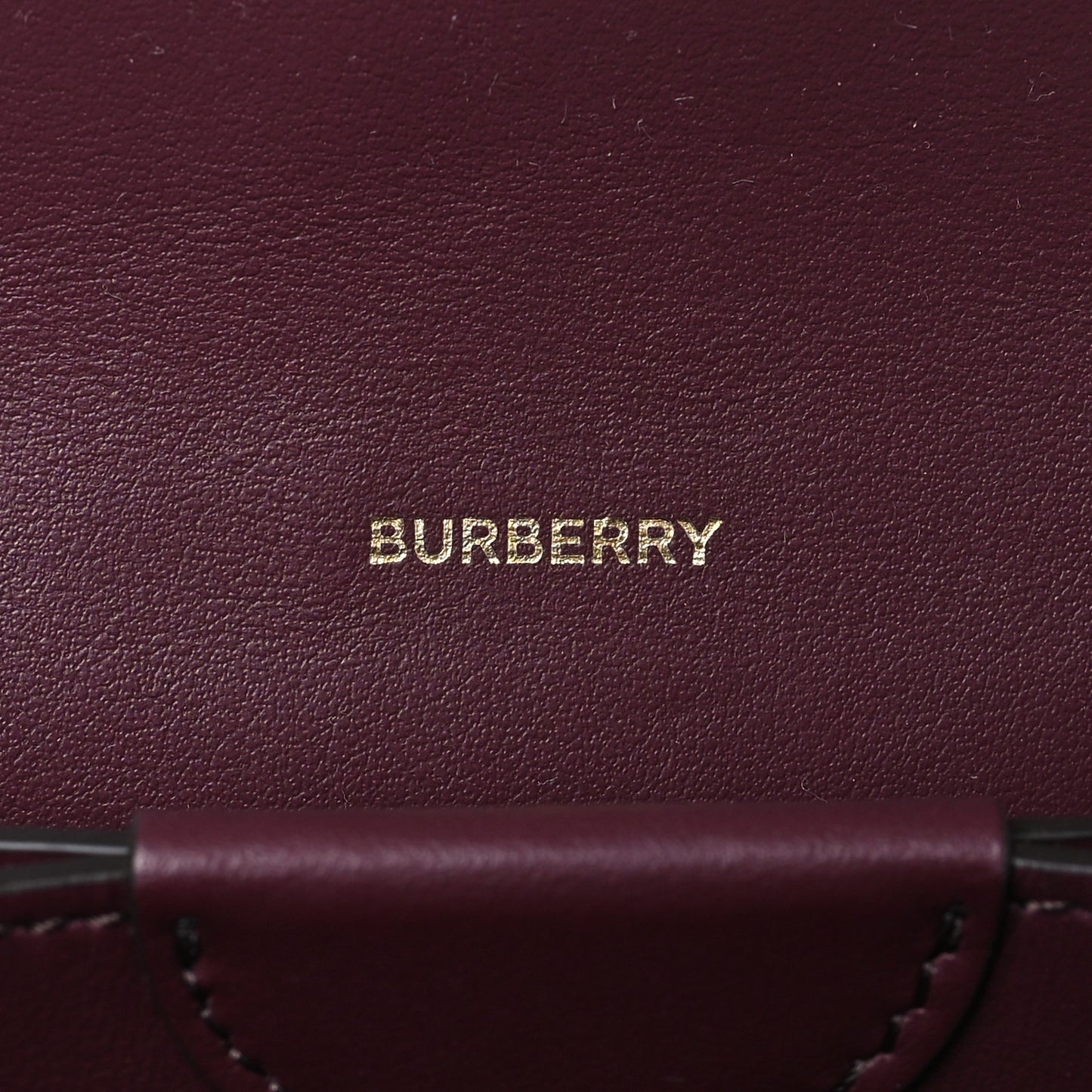 Calfskin Logo Hazelmere Wallet With Detachable Strap Deep Maroon