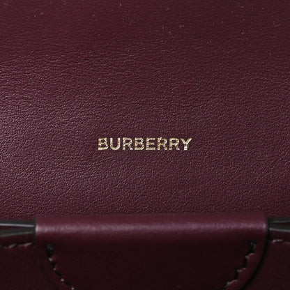 Burberry Calfskin Logo Hazelmere Wallet With Detachable Strap Deep Maroon 6 of 8