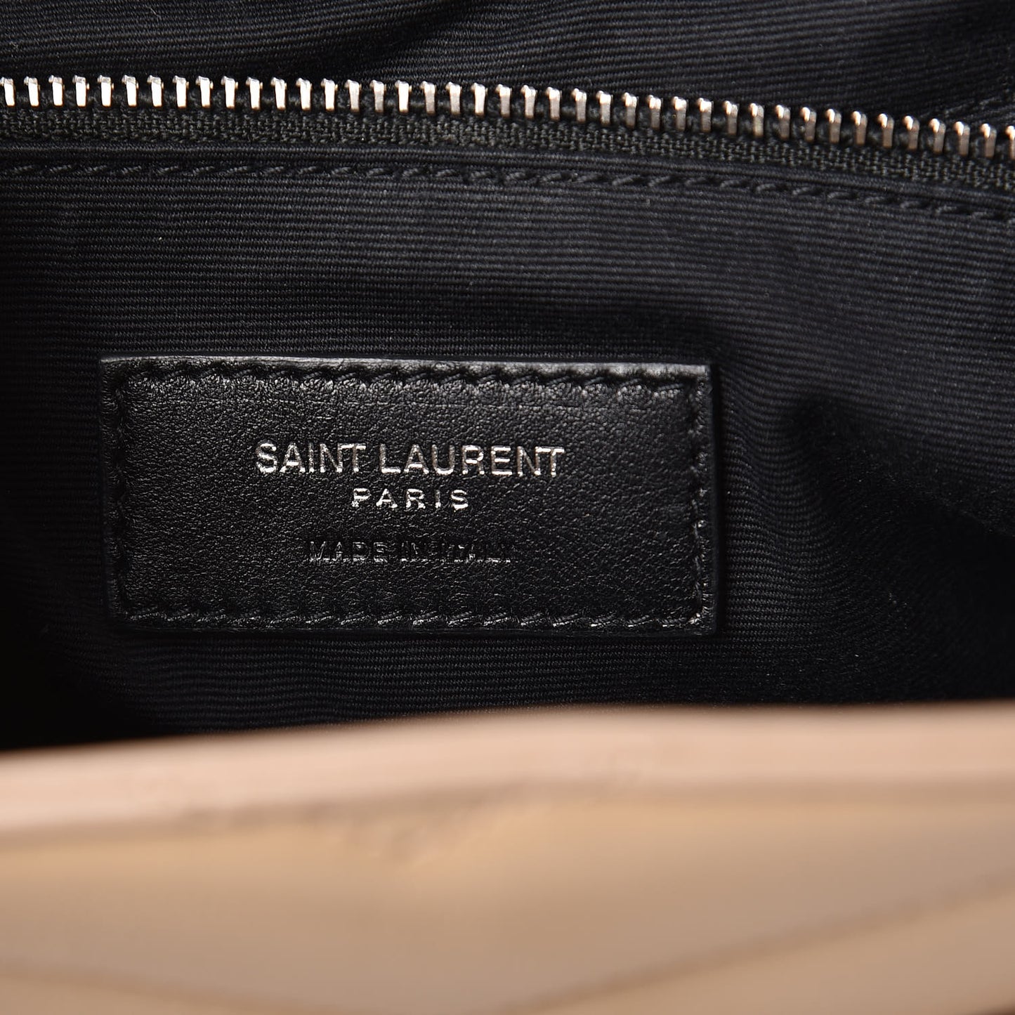 Calfskin Y Quilted Monogram Small Loulou Backpack Nude Powder