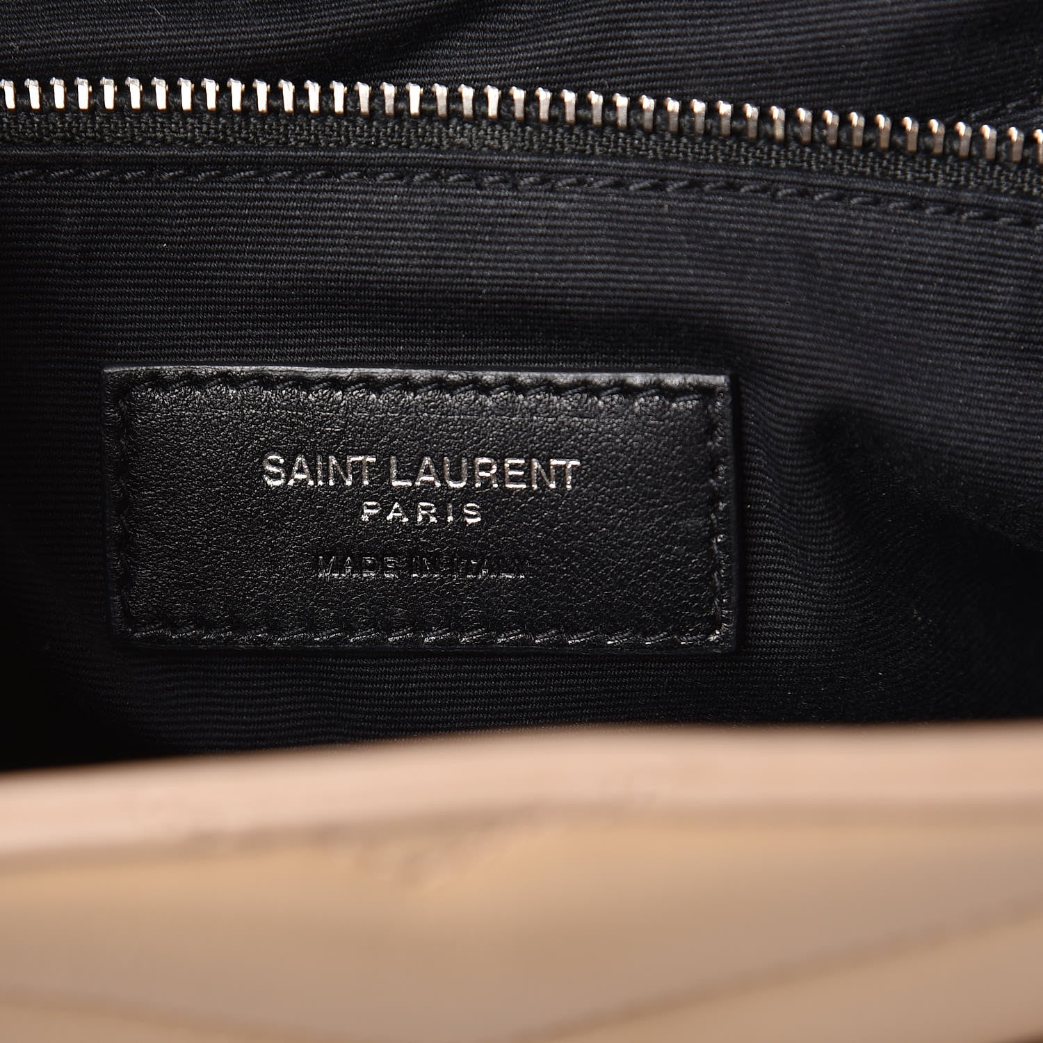 Saint Laurent Calfskin Y Quilted Monogram Small Loulou Backpack Nude Powder 7 of 14