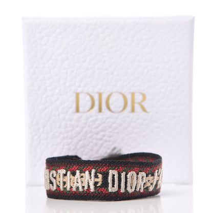 Christian Dior Woven Cotton J'Adior Friendship Bracelet 4 of 4